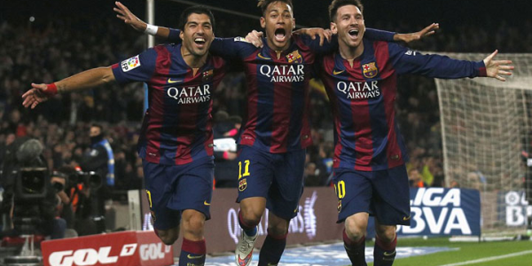 3 silahşörler Atletico'yu Barça'ladı!