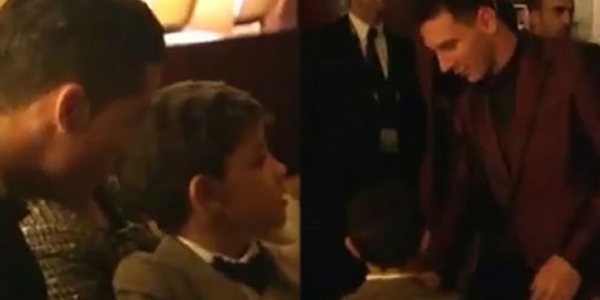Ronaldo'nun oğlu Messi'ye hayran!
