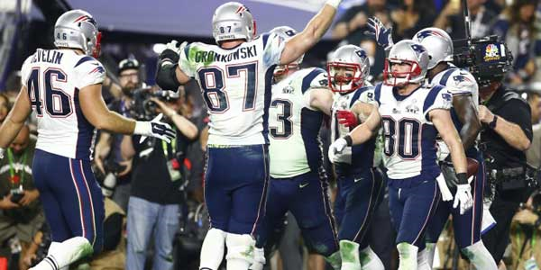 Super Bowl New England Patriots'un