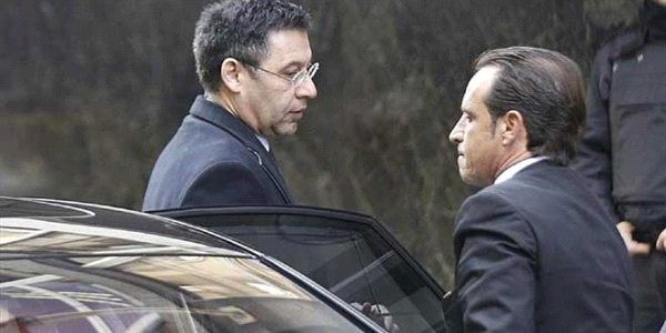 Barcelona başkanı mahkeme önünde