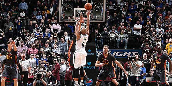 Nets, Warriors'ı son anda yıktı!