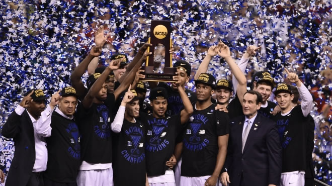 NCAA'de şampiyon Duke Blue Devils