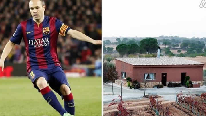 Iniesta'nın evinde konaklama fırsatı! 