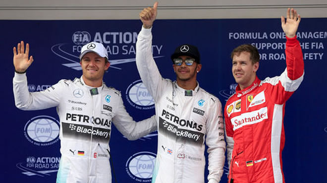 Çin‘de Pole Hamilton‘ın