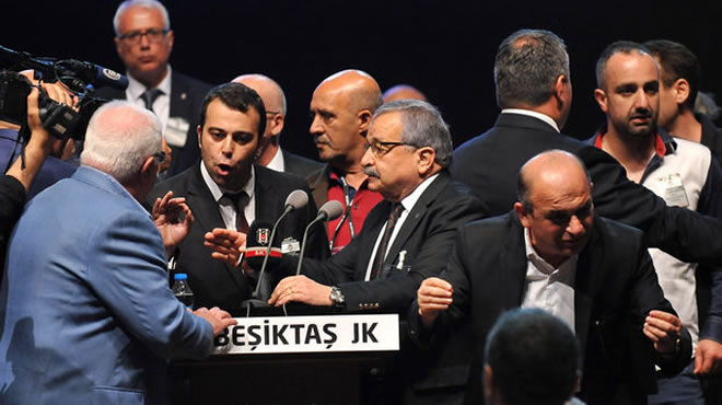 Beşiktaş kongresinde büyük gerginlik