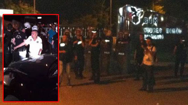 Beşiktaşlı futbolcuya saldırı!