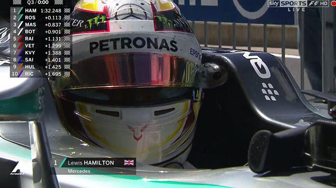 Hamilton Silverstone'da pole pozisyonunda