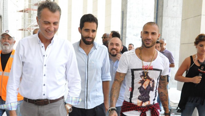 Fikret Orman ile Quaresma Vodafone Arena'da