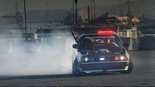 Tekirdağ'da drift'e yoğun ilgi