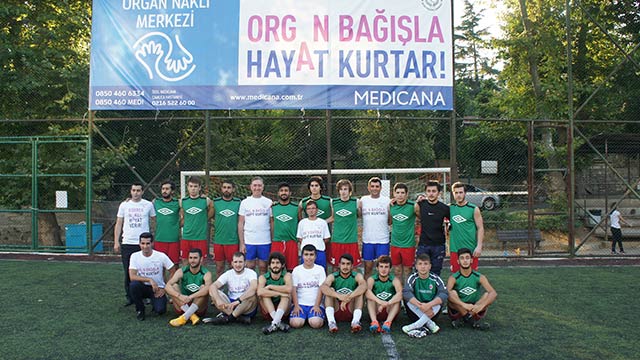 Organ naklinden sonra maça çıktılar