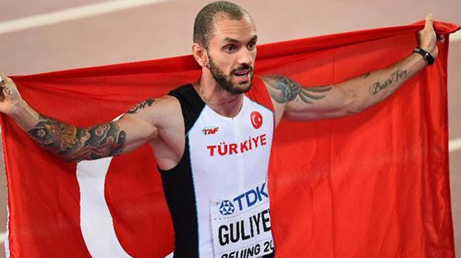 Guliyev 3. defa Türkiye rekoru kırdı!