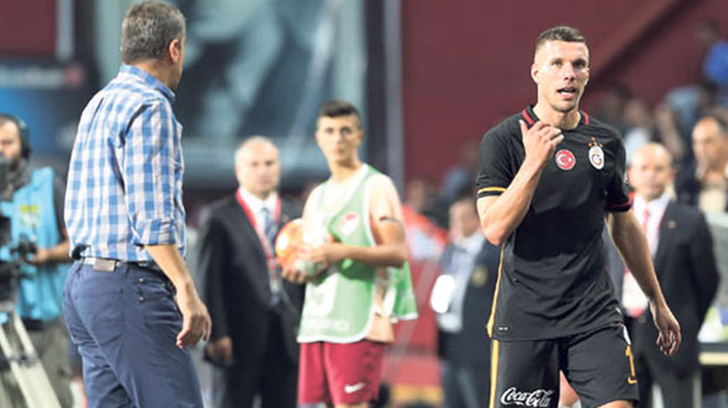 ŞOK! Podolski - Hamzaoğlu gerginliği!