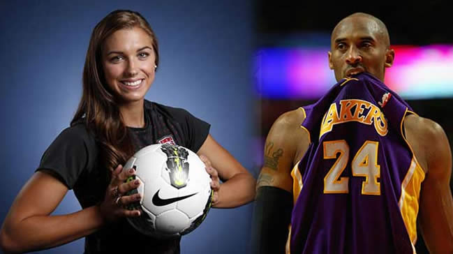 Alex Morgan, Kobe'ye karşı!