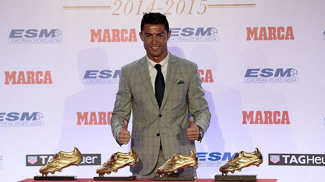 Cristiano Ronaldo 4. Altın Ayakkabısına kavuştu
