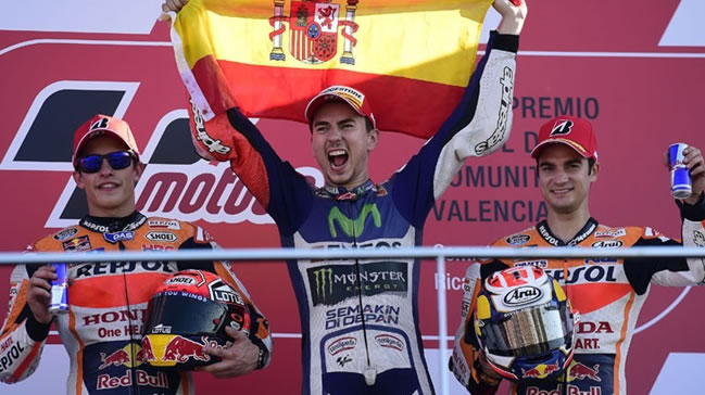 MotoGP'de şampiyon Jorge Lorenzo