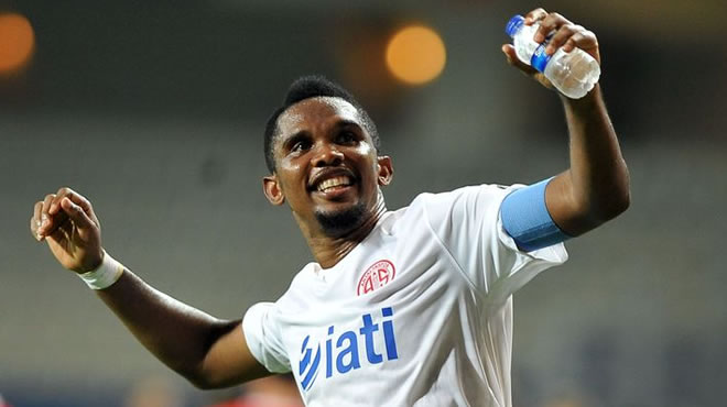 Eto'o hepsini geride bıraktı!
