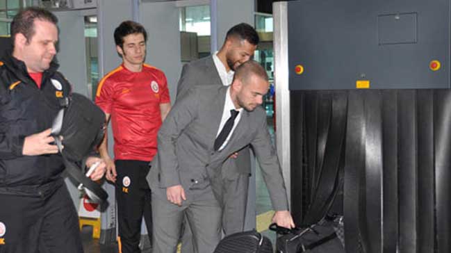 Galatasaray Madrid'e gitti