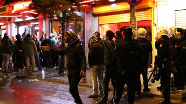 Celtic maçı öncesi Taksim'de olay var!
