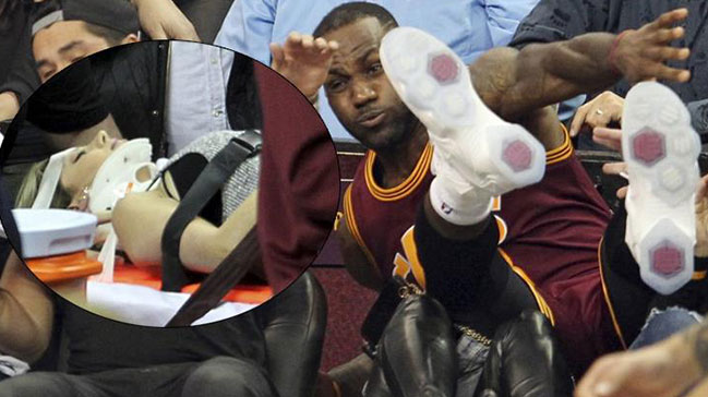 Ne yaptın Lebron James!