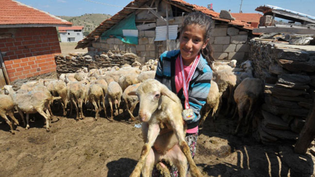 Çoban kız Balkan şampiyonu oldu