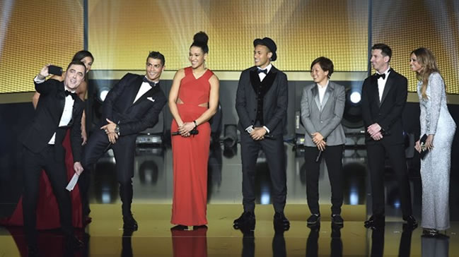 Ballon d'Or galasında o an...