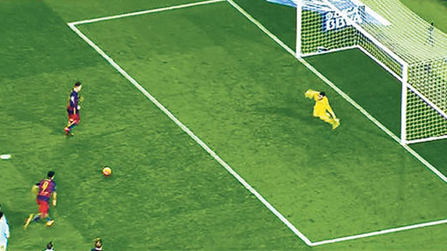 Penaltıyı bile paslaşarak kullandılar!