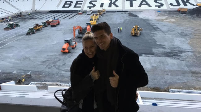 Mario Gomez'in Vodafone Arena heyecanı