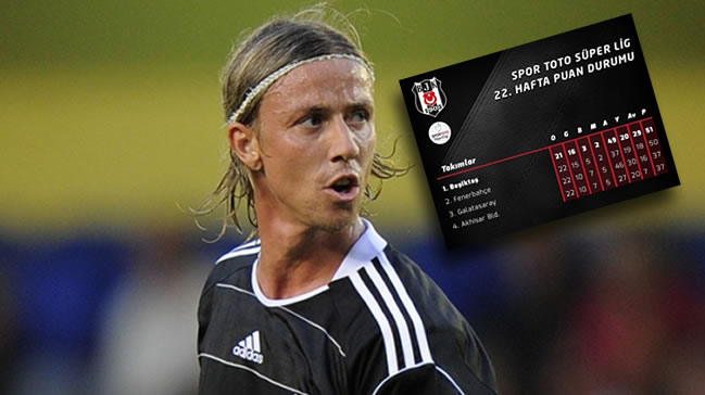 Guti'den Beşiktaş tweeti: Gurur duyuyorum...