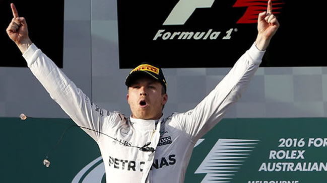 F1'de açılış Rosberg'ten