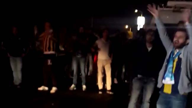Derbi sonrası Samandıra'da şok protesto!