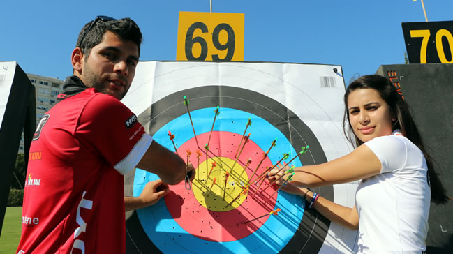 'Saman balyalarına atış yapıyordum'