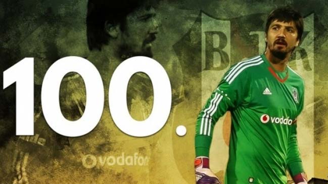 Tolga Zengin Beşiktaş'ta 100. maçına çıktı