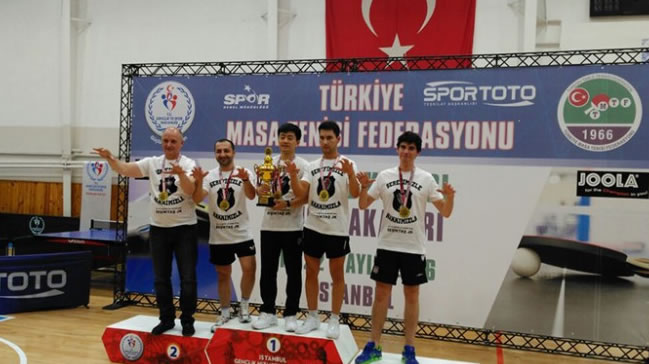 Masa tenisinde Türkiye Kupası Beşiktaş'ın