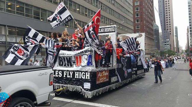 New York'ta Beşiktaş'ın şampiyonluğu kutlandı!
