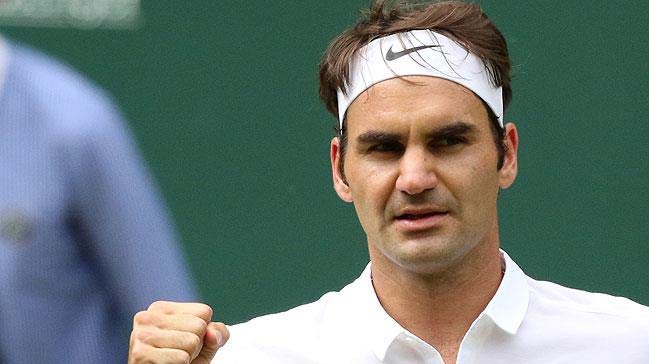 Federer Wimbledon'da yarı finalde