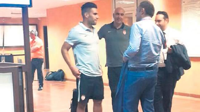 Radamel Falcao'yla sürpriz görüşme
