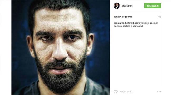 Arda Turan'dan ilginç paylaşım!