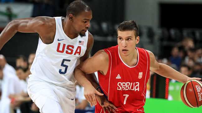 ABD zorlandığı maçta Sırbistan'ı devirdi