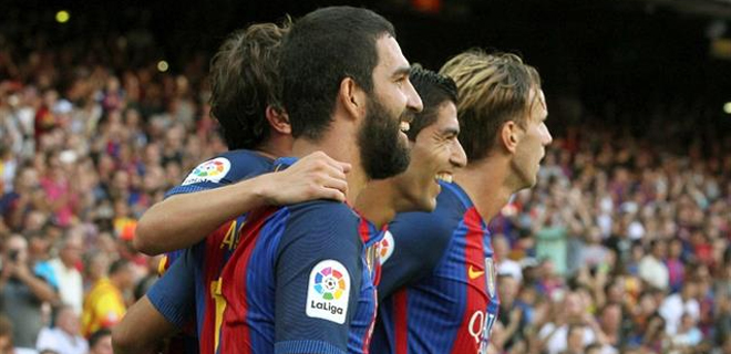 Arda Turan attı Barça çoştu