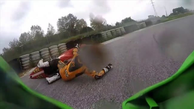 Kenan Sofuoğlu böyle kaza yaptı!