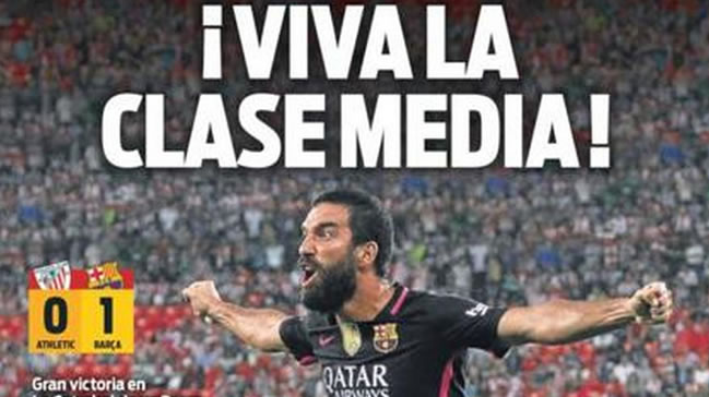 Arda Turan İspanya'da manşetlerde