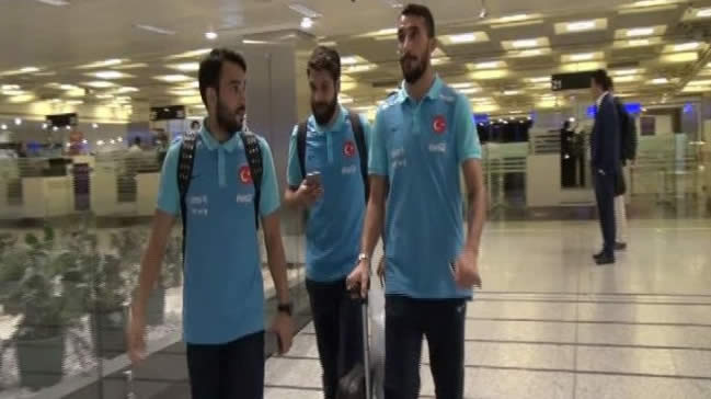 A Milli Takım Türkiye'ye döndü