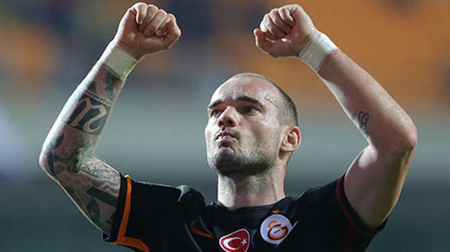 Sneijder'in dalya heyecanı...