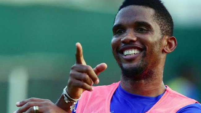 Eto'o altyapıyla antrenmana çıktı