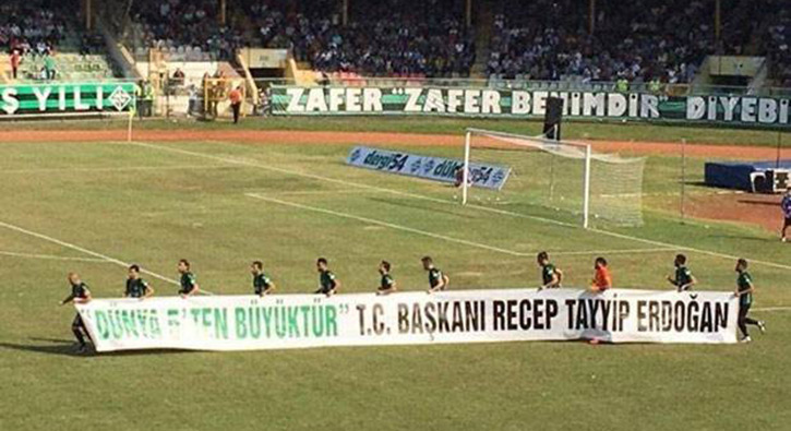 Sakaryaspor'dan Erdoğan'a büyük sürpriz