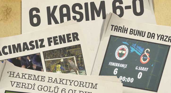 F.Bahçe'den G.Saray'a 6-0 göndermesi!