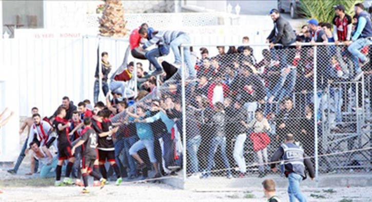 Maçta faciaya ramak kaldı!