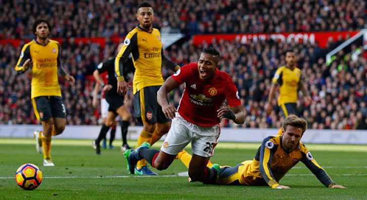 ManU ile Arsenal 1-1 berabere kaldı