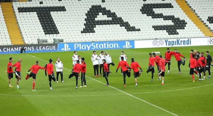 Benfica, Beşiktaş maçına hazır