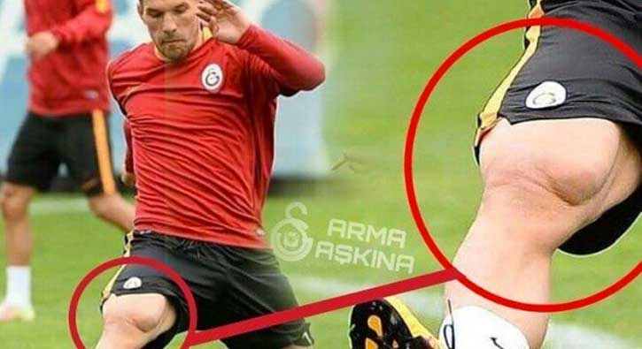 Görenler şaşkına döndü! Podolski...